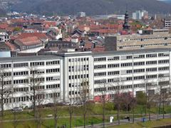 Das Finanzamt und Finanzministerium in Saarbrücken. (Foto: IMAGO / BeckerBredel)